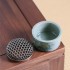 Hand-painted Ice Crack Loquat Ceramic Incense Burner