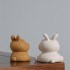 Cute Rabbit Zisha Tea Pet Figurine