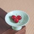 Relief Lotus Ceramic Fruit Plate