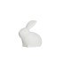 2 White Porcelain Cute Little Rabbit Tea Pets