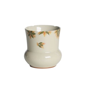 Hand-painted Osmanthus Vegetable Ash Tea Leaf Container