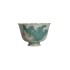 Hand-painted Banana Leaf Ice Crack Ceramic Tea Cup