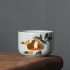 Ice Crack Hand-painted Loquat Ceramic Tea Warmer Set