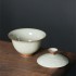 Relief Lotus Flower Lid Bowl Tea Cup