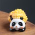 Hand-painted Underglaze Panda Small Figurine Tea Pet