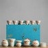 Hand-painted Persimmon Tea Set