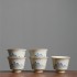 Hand-painted Landscape Tea Cup Set