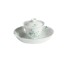 Hand-painted Pear Blossom Lid Bowl Tea Cup Set