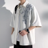 Chinese-style Button Bamboo Embroidery Shirt for Men