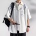 Chinese-style Button Bamboo Embroidery Shirt for Men