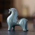 New Chinese Ge Kiln Small Tang Horse Ornament Ceramic Animal