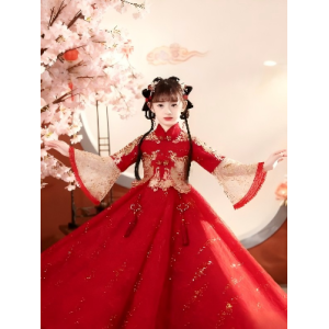 Girls' Chinese Style Hanfu Dress