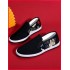 Men's Chinese-Style Layered Sole Cloth Shoes - Slip-On, Non-Slip, and Breathable Casual Shoes