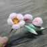 Handmade intangible cultural heritage velvet flower hairpin hairpin
