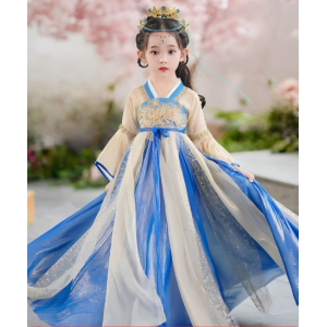 Girls’ Traditional Hanfu Dress (Chinese Style Ruqun)