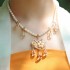 Long life lock soft neckline collar, Ming made Tang style pearl necklace
