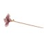 Gradient Embroidered Safflower Floral Hairpin - Vintage Style Hair Stick