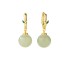 Bamboo Peace Earrings - Vintage Style Bamboo Joint Earrings with Natural Hetian Jade