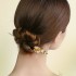 Wild Rose Hair Accessory - Ancient Style Hairpin with Tassel and Swinging Floral Design