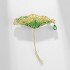 Palace Chinese style lotus leaf brooch