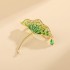Palace Chinese style lotus leaf brooch