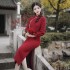 Chinese style Chinese style dress, retro thickened plush cheongsam