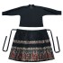 Jacquard Thickened Top Makeup Flower Weaving Gold Pleated Horse Face Skirt