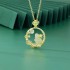Zodiac Moon Gazing Rabbit Necklace, New Chinese-Style National Wind, Non-Fading and Versatile.
