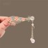 Ancient Style Flower Pipa Hair Clip for Women, Elegant and Chic Hairpin for Bangs and Side Parting