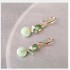 Vintage Chinese-style long earrings for women