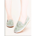 Chinese Style Embroidered Thousand-Layer Sole Cloth Shoes - Women's Version