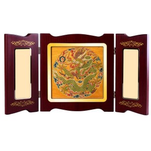 Nanjing Cloud Brocade Triple-Folded Ornament: Ethnic Style Handicraft