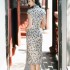 Summer High-end Silk Cheongsam Dress - Mid-length, Slim Fit, Retro Style, Perfect for Daily Wear