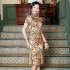 Summer New Collection - High-end Mulberry Silk Cheongsam Dress, Vintage Modified Short Floral Style