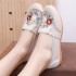 Ancient-style Summer Mesh Breathable Hanfu Women's Shoes, Embroidered Cloth Shoes
