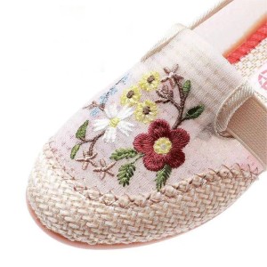 Ancient-style Summer Mesh Breathable Hanfu Women's Shoes, Embroidered Cloth Shoes
