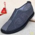 Chinese Style Men's Shoes, Vintage Casual Shoes with Cow Tendon Soles