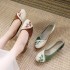  Ethnic Style Embroidered Retro Shoes, Chunky Heel, Ethnic Classical Elements