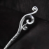 Vintage Ethnic Miao Silver Bookmark Hairpin, Classical Chinese Style Yunnan Jewelry