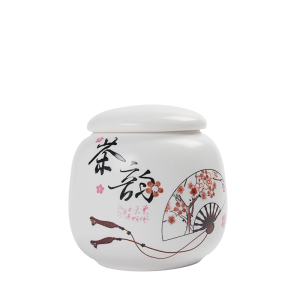 Mini Ceramic Tea Caddy - Versatile Airtight Storage Jar