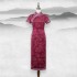 Red Cloud Silk Vintage Qipao: Handcrafted, Embodies the Spirit of the Republic Era