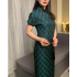 Vintage Republic of China-style Long Cheongsam New Model