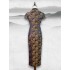 Mulberry Silk Traditional Full Open-Front Handmade Cheongsam Double-Layered Antique-Style Cheongsam