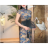 Handmade New Retro Republic of China Style Literary Cheongsam Dress