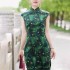 Handcrafted Full-button Cheongsam in Fragrant Cloud Chiffon: Republic of China-style Elegance