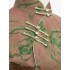 Red Cloud Chiffon Handcrafted Pure Silk Cheongsam with Graceful Antique Style