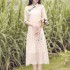 Improved Cheongsam Dress - Chinese Style High-Waisted Summer Dress