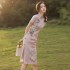 New Qipao-inspired Dress for Petite Young Women - High-end, Chic, and Mid-length for Summer