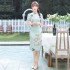 New Qipao-inspired Dress for Petite Young Women - High-end, Chic, and Mid-length for Summer