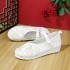  Women's Retro Ethnic Style Round-toe Embroidered Shoes 